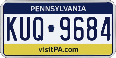 PA license plate KUQ9684