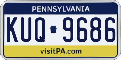 PA license plate KUQ9686