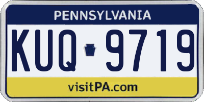 PA license plate KUQ9719