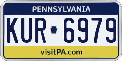 PA license plate KUR6979
