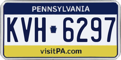 PA license plate KVH6297