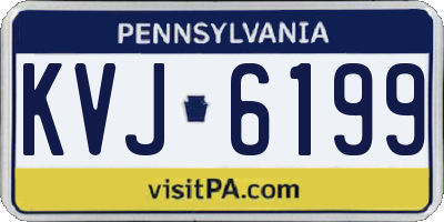 PA license plate KVJ6199