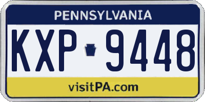 PA license plate KXP9448