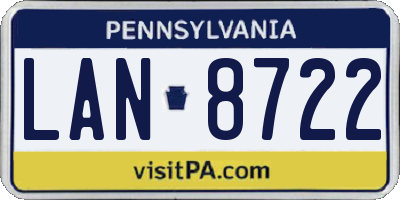 PA license plate LAN8722