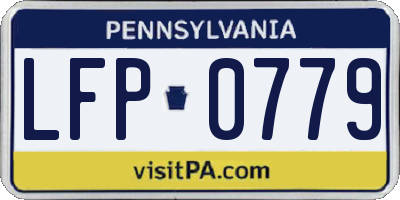 PA license plate LFP0779