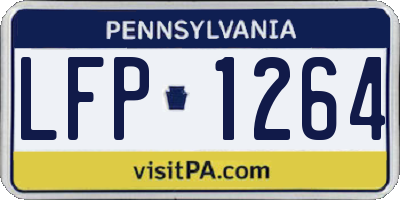 PA license plate LFP1264