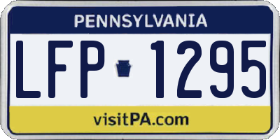 PA license plate LFP1295