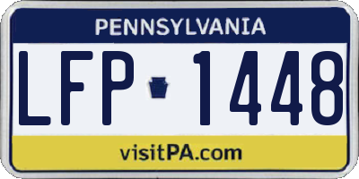 PA license plate LFP1448