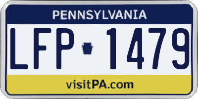 PA license plate LFP1479