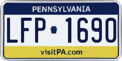 PA license plate LFP1690