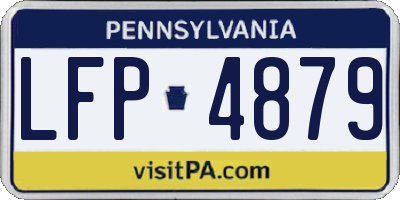 PA license plate LFP4879