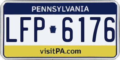 PA license plate LFP6176