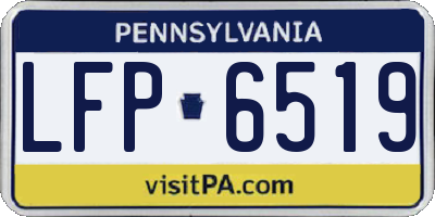 PA license plate LFP6519