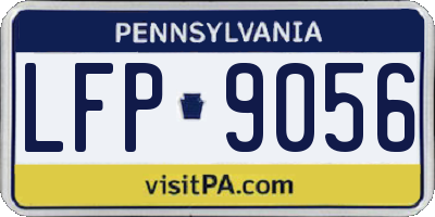 PA license plate LFP9056