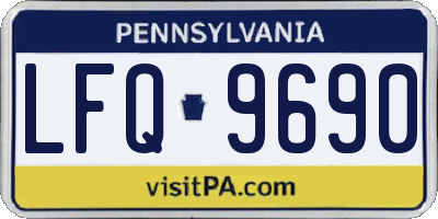 PA license plate LFQ9690