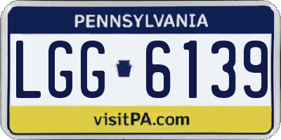 PA license plate LGG6139