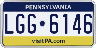 PA license plate LGG6146
