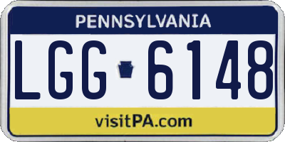 PA license plate LGG6148