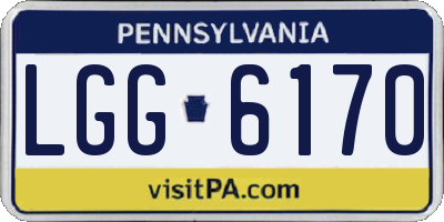 PA license plate LGG6170