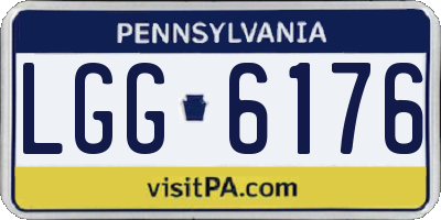 PA license plate LGG6176