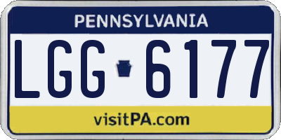 PA license plate LGG6177
