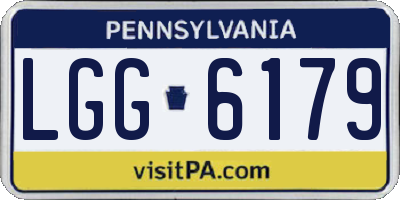 PA license plate LGG6179