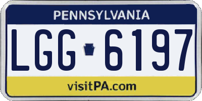 PA license plate LGG6197