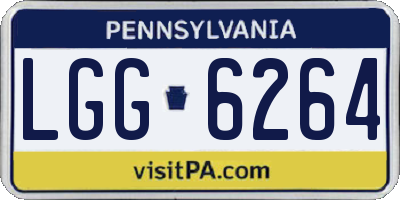 PA license plate LGG6264