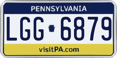 PA license plate LGG6879