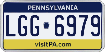 PA license plate LGG6979