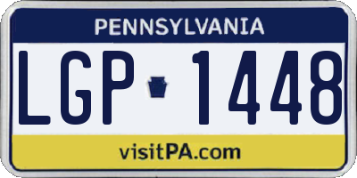 PA license plate LGP1448