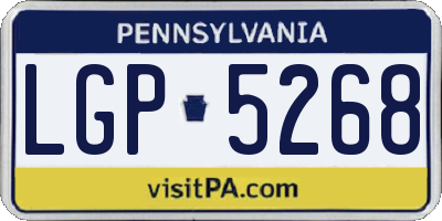 PA license plate LGP5268