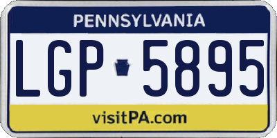 PA license plate LGP5895