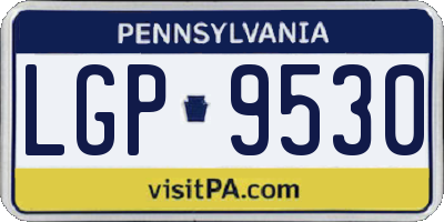 PA license plate LGP9530