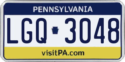 PA license plate LGQ3048