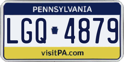 PA license plate LGQ4879