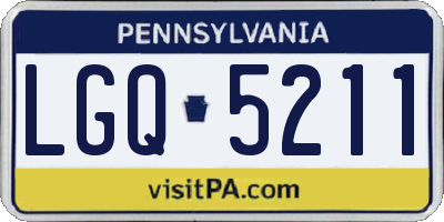 PA license plate LGQ5211