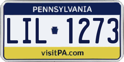 PA license plate LIL1273