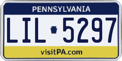 PA license plate LIL5297
