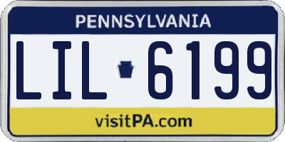 PA license plate LIL6199