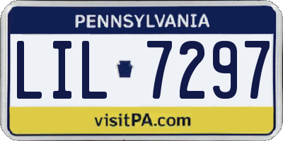PA license plate LIL7297