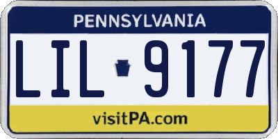 PA license plate LIL9177