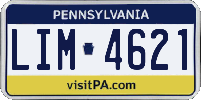 PA license plate LIM4621
