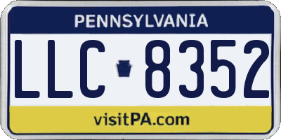 PA license plate LLC8352
