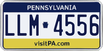 PA license plate LLM4556