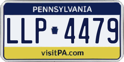 PA license plate LLP4479