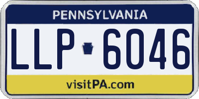 PA license plate LLP6046