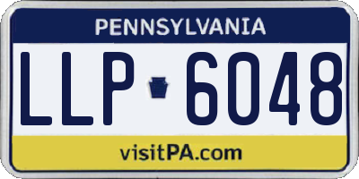 PA license plate LLP6048