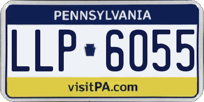 PA license plate LLP6055