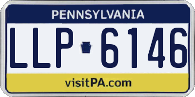PA license plate LLP6146